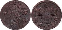 Sweden  1/6 Ore Carl XI - Armoiries - 1673 - Without Star VF