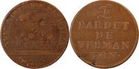 France 1 token Chambres Aux Deniers, Bardet De Vermanton - Jeton Cuivre 1711 FF