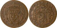 France 1 token Maire De Nantes - Claude Bide, Sieur De Ranzay Jeton Cuivre 1653 VF