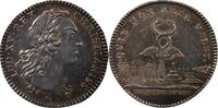 France 1 token Bâtiments Du Roi, Louis XV - Jeton Argent Émission De 1741 VF+