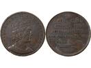 France 1 token Série Métallique des Rois de France, Childebert IV - Jeton Cuivre -