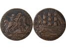 1/2 penny 1796 Grande Bretagne Portsea - 1/2 Penny Token 1796 IV / S+