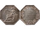 France 1 token Notaires, Bernay - Jeton Argent Poinçon Abeille (1845-1860) -