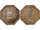 France 1 token Notaires, Mantes - Jeton Argent Poinçon Corne (Après 1879) -