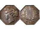 France 1 token Notaires, Troyes - Jeton Argent Poinçon Proue (1842-1845) -