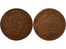 France 1 token Bâtiments Du Roi, Louis XIV - Jeton Cuivre 1711 -