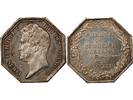 France 1 token Chambre de Commerce d'Orléans, Louis Philippe I - Jeton Argent, Poincon Lampe (1832-1841) -