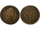 France 1 token Jeton France 1 token Brass Louis XIV -