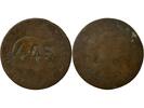 Jeton France 1 token Bronze Napoléon III 1855 AB+