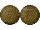 France 1 token Jeton France 1 token Brass Louis XV Nuremberg -