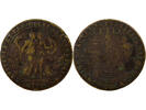 France 1 token Mayors of Nantes, Charles de Harouys - Brass Token -1598 -
