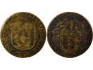 France 1 token Mayors of Nantes, Jacques de Bourgues - Brass Token -1647 -