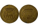 France 1 token Mayors of Nantes, René de Ponctual - Brass Token -1655 -