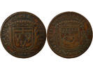 France 1 token Mayors of Nantes, Louis Macé - Copper Token -1663 -