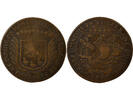 France 1 token Mayors of Nantes, Jacques Charette - Copper Token -1668 -
