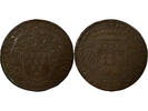 France 1 token Mayors of Nantes, Guillaume de Lisle - Copper Token -1687 FF+
