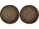 France 1 token Mayors of Nantes, René Darquistade - Silver Token, 2nd Mandate - 1740 AU