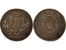 France 1 token Mayors of Nantes, Jean Baptiste Gellée - Silver Token, 2nd Mandate - 1776 VF+