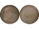 France 1 token Town Hall of Paris, Louis XV - Silver Token - 1731 XF
