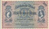Germany 5000 mark 1922 500 Mark - Dresden - 01-07-1922 - Serial XI UNC