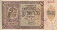 Croatia 1000 kuna 1000 Kuna - Young girl - Mountains - 26-05-1941 - Serial P -