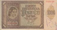 Croatia 1000 kuna 1000 Kuna - Young girl - Mountains - 26-05-1941 - Serial G -