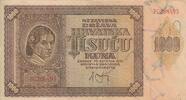 Croatia 1000 kuna 1000 Kuna - Young girl - Mountains - 26-05-1941 - Serial P -