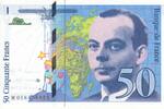 France 50 francs 50 Francs - Saint-Exupéry - 1994 - Serial M.018 -