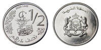 Morocco 1/2 dirham 1/2 Dirham Armoiries - 1445 (2023) -