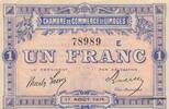 France 1 franc 1 Franc - Limoge - Chamber of Commerce - 17-04-1914 - Serial E -