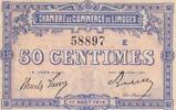 France 50 centimes 50 Cents - Limoges - Chamber of Commerce - 17-04-1914 - Serial E -