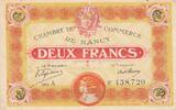 France 2 francs 2 Francs - Nancy - Chamber of Commerce - 11-11-1918 - Serial A -