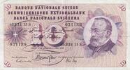 Switzerland 10 francs 10 Francs - Gottfried Keller - Carnation Flowers - 15-05-1968 - Serial 53S -