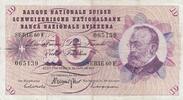 Switzerland 10 francs 10 Francs - Gottfried Keller - Carnation Flowers - 15-01-1969 - Serial 60F -