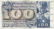 Switzerland 100 francs 100 Francs - Child St Martin - 28-03-1963 - Serial 41D -