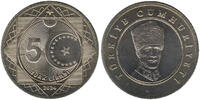 Turkey 5 lira 5 Lira Mustafa Kemal Atatürk - 2024 -