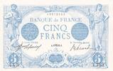 France 5 francs 5 Francs - Blue - 08-08-1912 - Serial Y.763 -