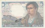 France 5 francs 5 Francs - Shepherd - 05-04-1945 - Serial W.131 -