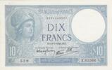 France 10 francs 10 Francs Minerva - 09-01-1941 - Serial X.83366 -
