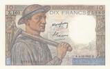 France 10 francs 10 Francs - Minor - 04-12-1947 - Serial X.160 -