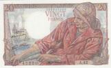France 20 francs 20 Francs - Fisher - 24-09-1942 - Serial A.42 -