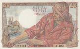 France 20 francs 20 Francs - fisherman - 07-10-1943 - Serial V.103 -