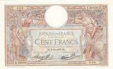 France 100 francs 100 Francs - Luc Olivier Merson - 02-12-1937 - Serial V.56039 -