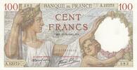France 100 francs 100 Francs - Sully - 06-06-1940 - Serial U.11543 -