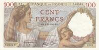 France 100 francs 100 Francs - Sully - 06-11-1941 - Serial B.25524 -