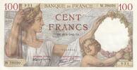 France 100 francs 100 Francs - Sully - 29-01-1942 - Serial W.28020 -