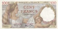 France 100 francs 100 Francs - Sully - 19-03-1942 - Serial J.29612 -