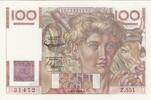France 100 francs 100 Francs - Young farmer - 06-08-1953 - Serial Z.551 -
