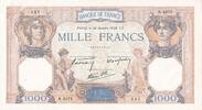 France 1000 francs 1000 Francs Ceres and Mercury - 20-10-1938 - Serial N.4375 -