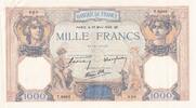 France 1000 francs 1000 Francs Ceres and Mercury - 30-03-1939 - Serial T.6865 -